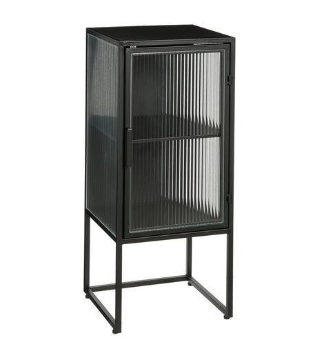 Clifton -Aufbewahrungsschrank mit Türen - L38 x B35 x H90 cm - Metall - Schwarz