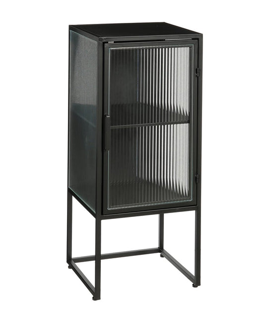 Clifton -Aufbewahrungsschrank mit Türen - L38 x B35 x H90 cm - Metall - Schwarz