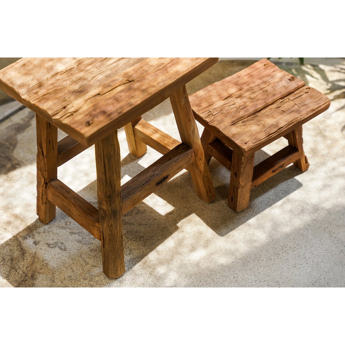 Der Yoke-Hocker – Natur – S - Pimis Living