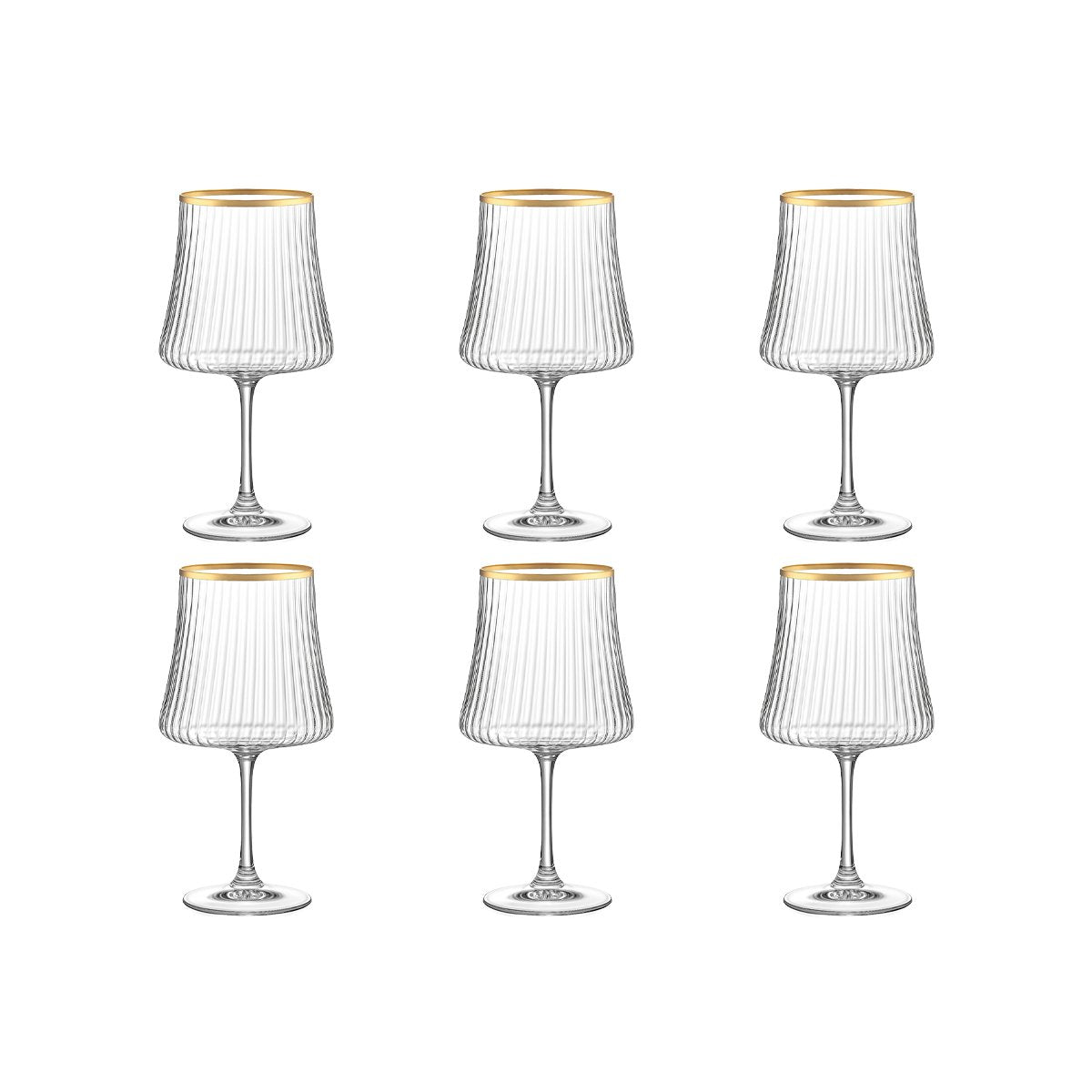 360 ml vergoldeter Kantenwein - Los 6 - Pimis Living