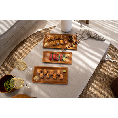 Der Teak Root Sushi Teller - S - Pimis Living