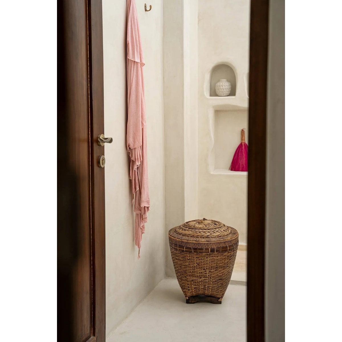 Der koloniale Aufbewahrungskorb – Naturbraun – L - Pimis Living