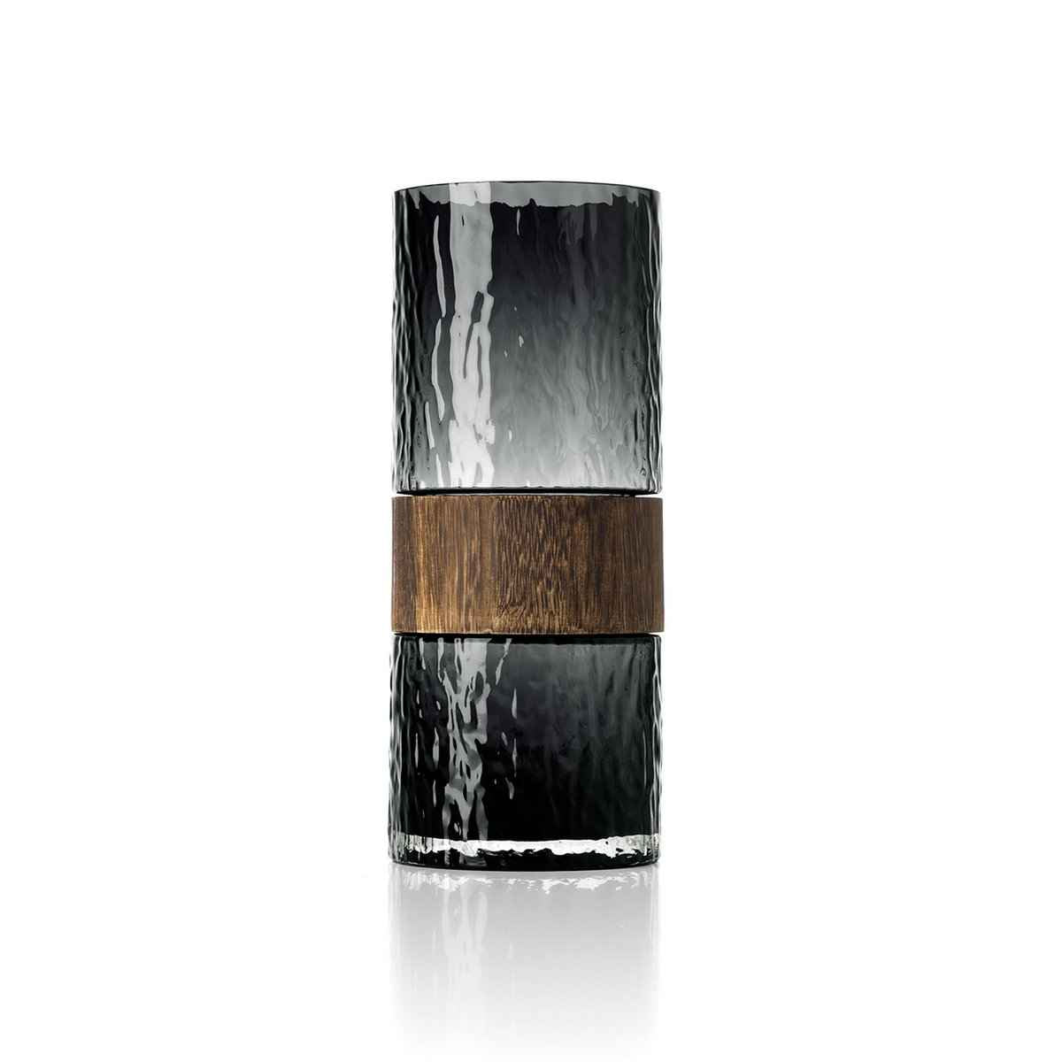 The Wood You Be Mine Vase – Dunkelgrau – L Bazar Bizar Living