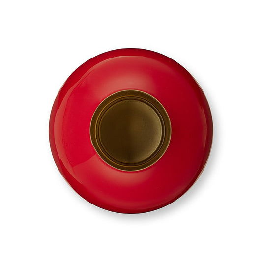 Vase Metal Small Red 18x24cm - Pimis Living