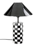 Tischleuchte zylindrisch Checkers, H.52 cm - Pimis living by Konceptpunkt