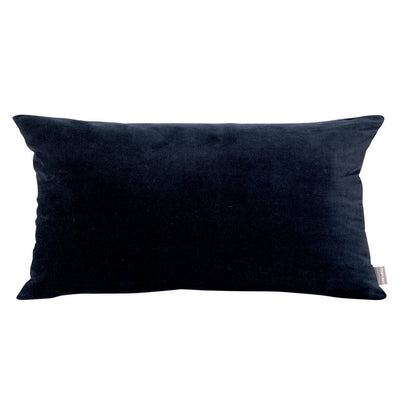 Einfarbiges Kissen Elise Kobalt 30 x 50 - Pimis Living