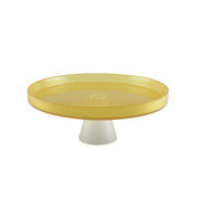 28 cm weiß -an -weiß Kuchenschale -Zitrone AULICA