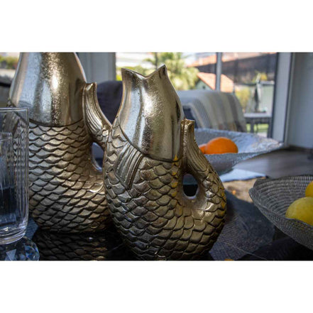 Golden Fisch Vase 16x10x24,5 cm AULICA