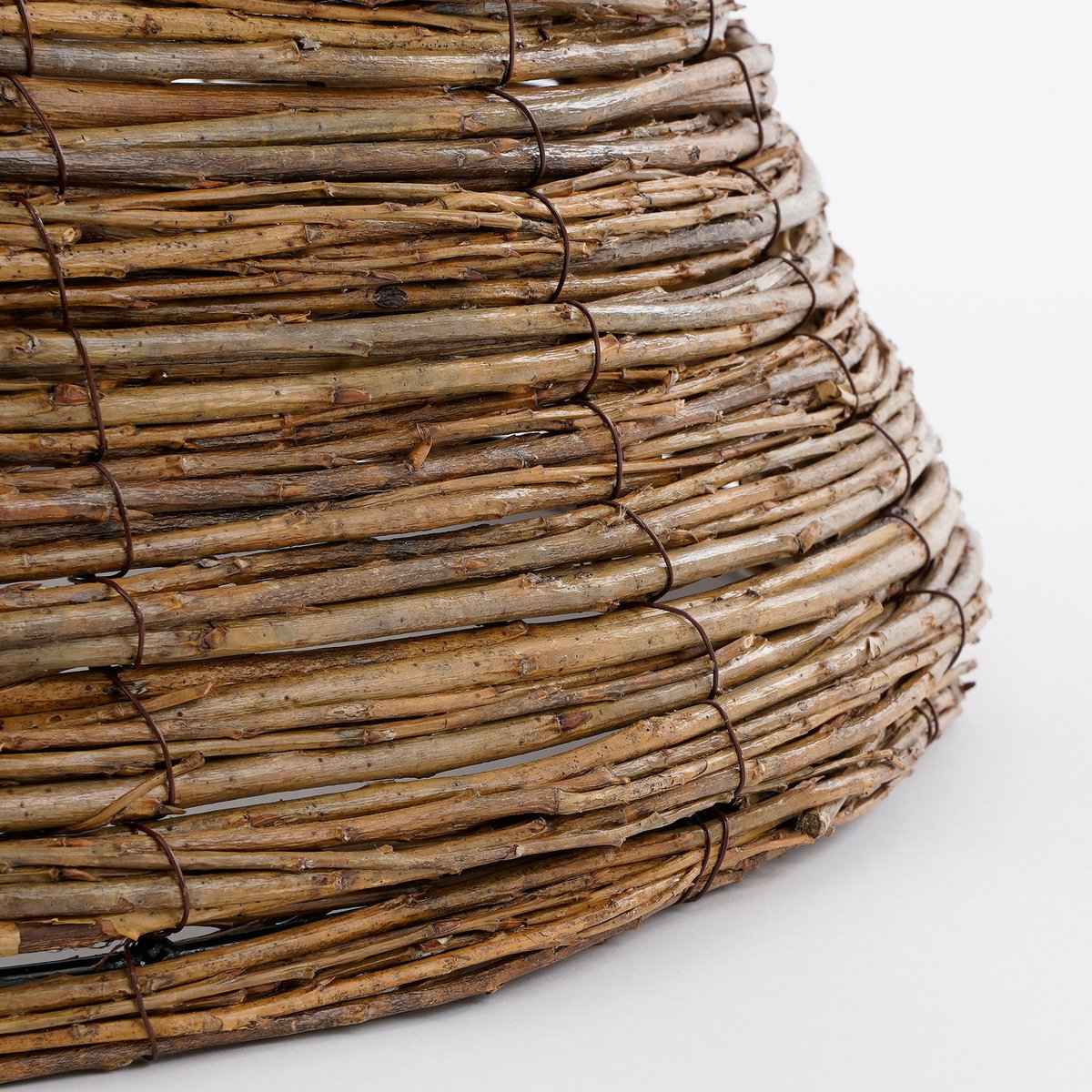 Weihnachtsband - H26 X Ø55 cm - Weidenzweige - Brown