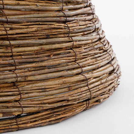 Weihnachtsband - H26 X Ø55 cm - Weidenzweige - Brown