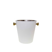 ECRU und Gold Champagner -Eimer 20.5x20.5x22 cm AULICA