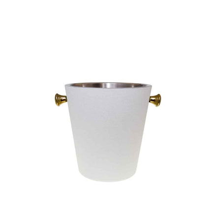 ECRU und Gold Champagner -Eimer 20.5x20.5x22 cm AULICA