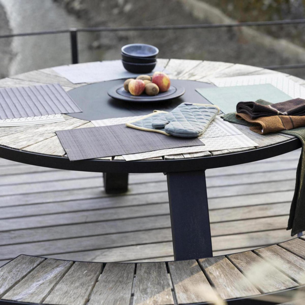Set von Table Manoka Kaffee 33 x 45