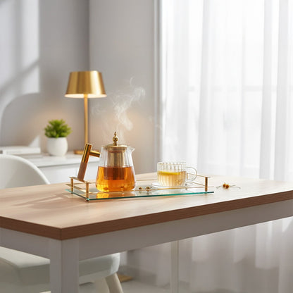 Glasteekanne mit Filter 600 ml - Pimis Living