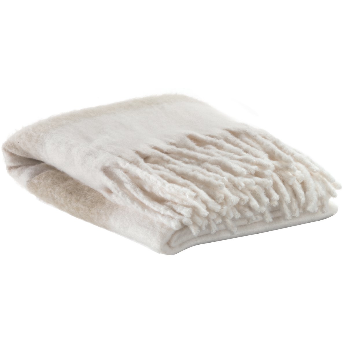 Recycelte Decke Isabel Natural 130 x 160 - Pimis Living