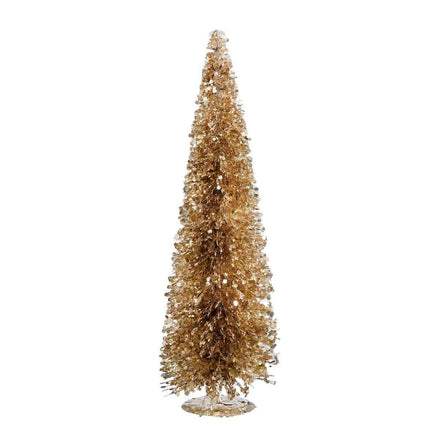 Dekoration Weihnachtsbaum - H60 x Ø19 cm - Champagner