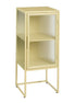 Clifton Storage Cabinet with Doors - L38 x W35 x H90 cm - Metal - Beige