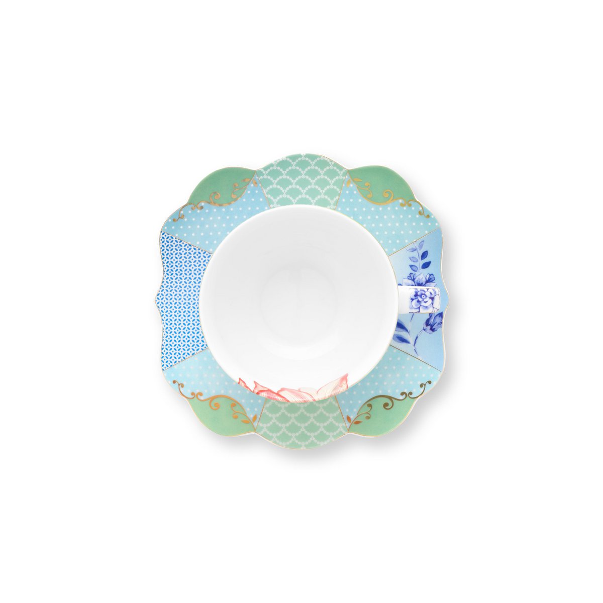 Set/2 Tea Cups & Saucers Royal Flowers - Pimis Living