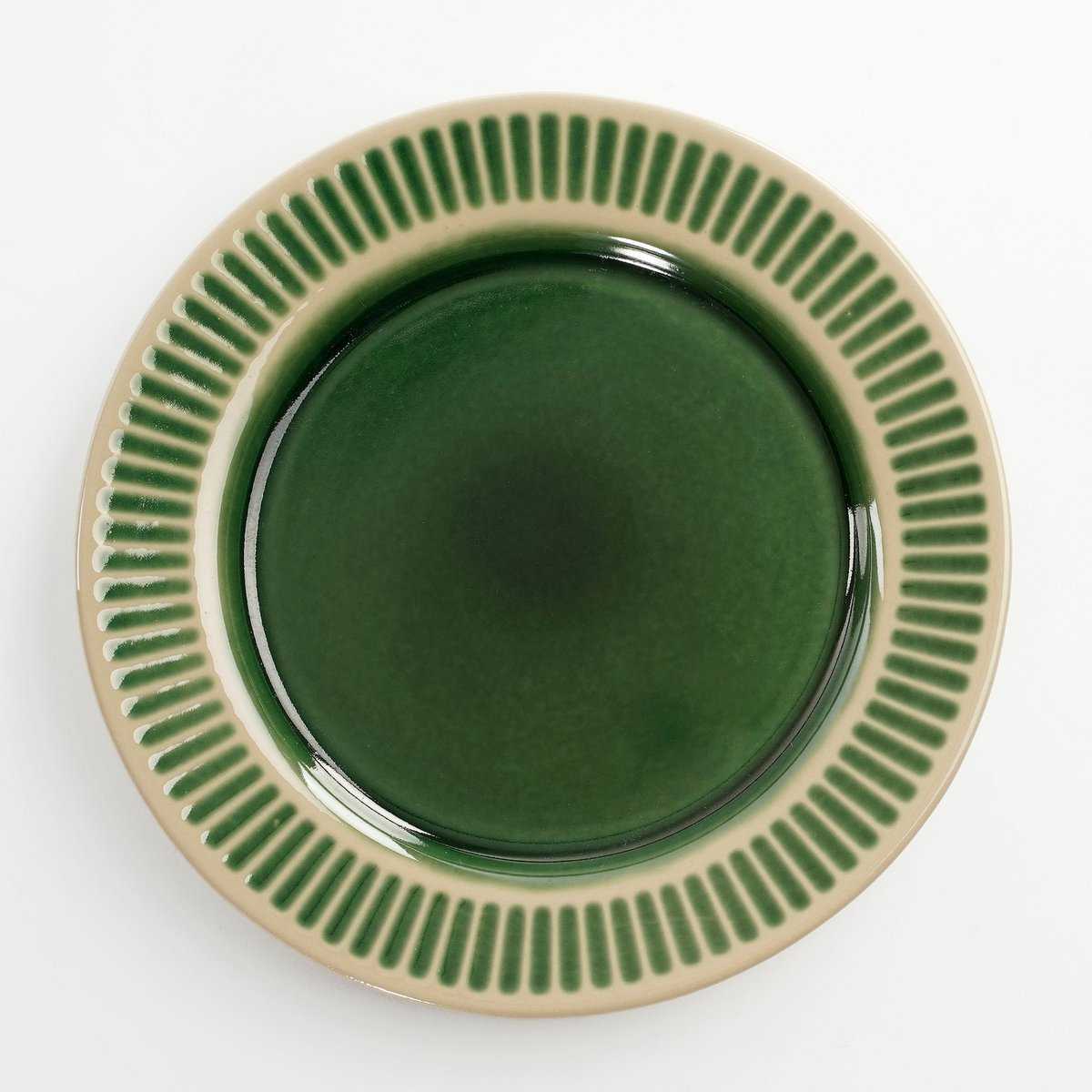 Elice Dinner Plate - Ø27 cm - Ceramic - Green