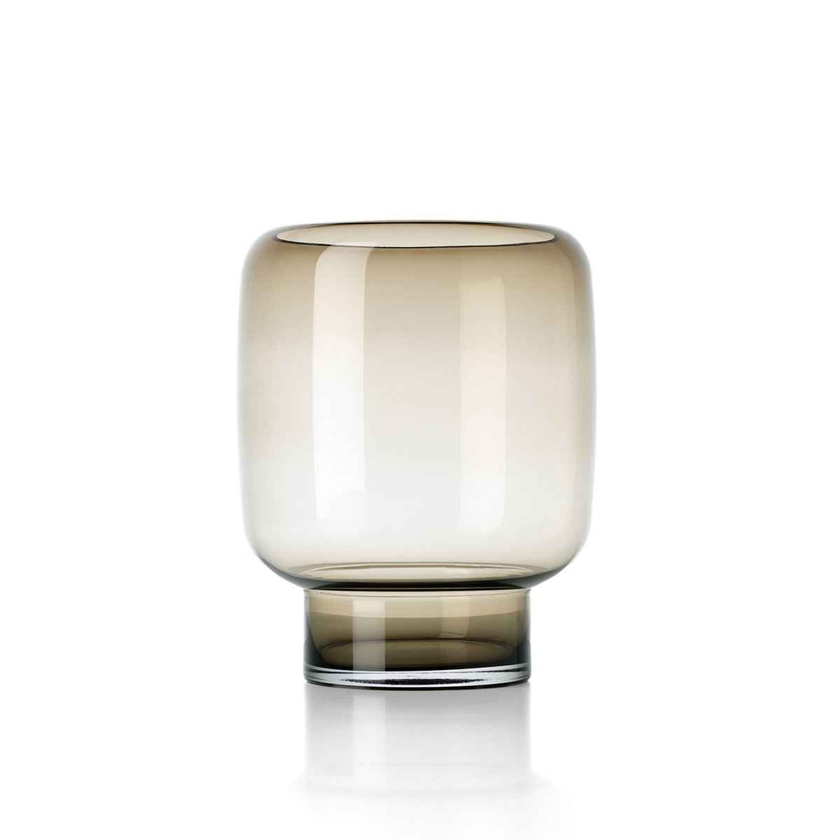 Die Smoky Cube Vase – Braun – L Bazar Bizar Living