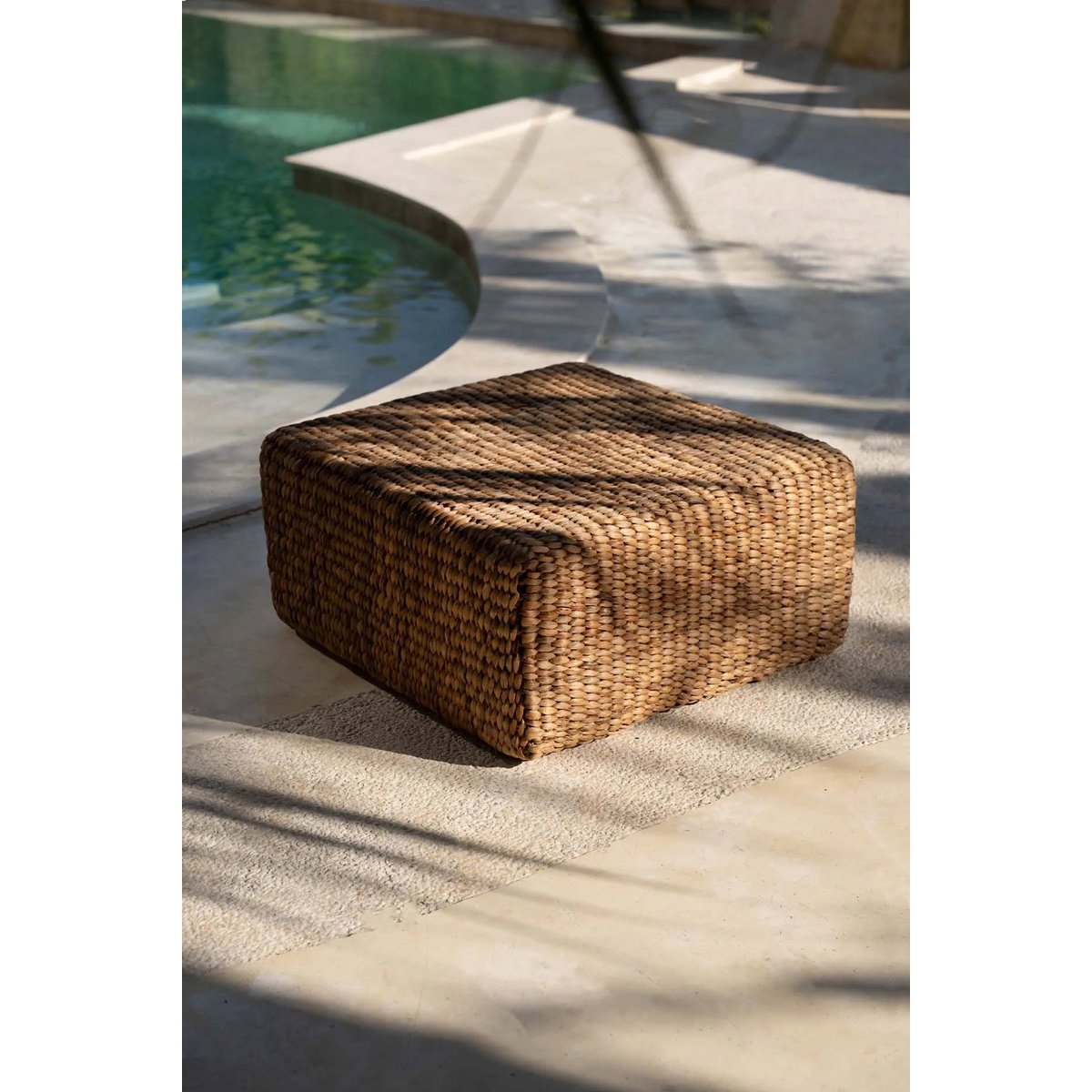 The Hyacinth Pouffe Square - Natur - M - Pimis Living