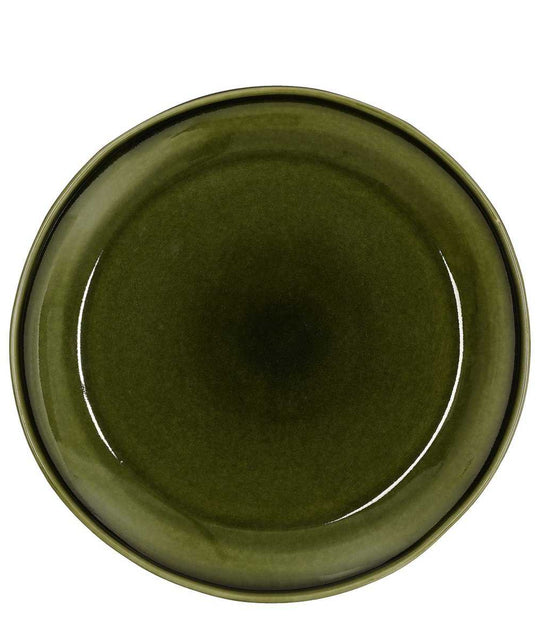 Rhea Dinner Plate - Ø28 cm - Ceramic - Green