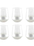 Glühen Silberwassergläser - Set von 6 AULICA