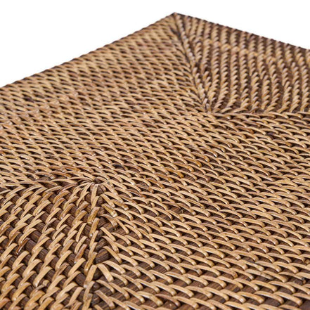 Das rechteckige Tischset im Kolonialstil – Naturbraun Bazar Bizar Living