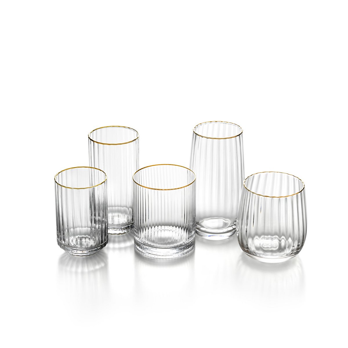 Der Golden Sip Tumbler – Natürliches Gold - Pimis Living