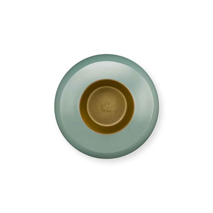 Vase Metal Mid Green 17cm Pip Studio - German and Austrian markets only