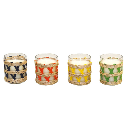 4 -Colored Sage Sage Candles - Los 4 - Pimis Living