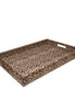 Rechteckschale aus Leoparden 42x32x4,5 cm AULICA