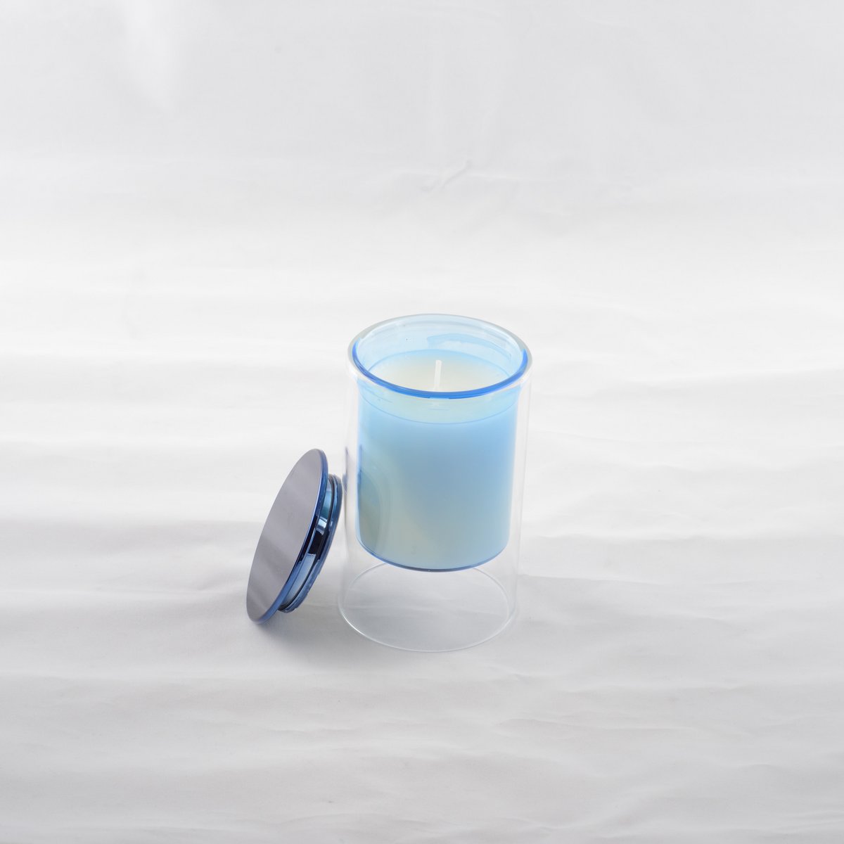 Kerzenblau -Zedernholz Parfüm 7x11.3 cm - Pimis Living