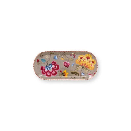 Cake Tray Blooming Tales Fantasy Khaki 33.3x15.5cm