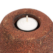 Der Cavestone Kerzenhalter – Terrakotta Bazar Bizar Living