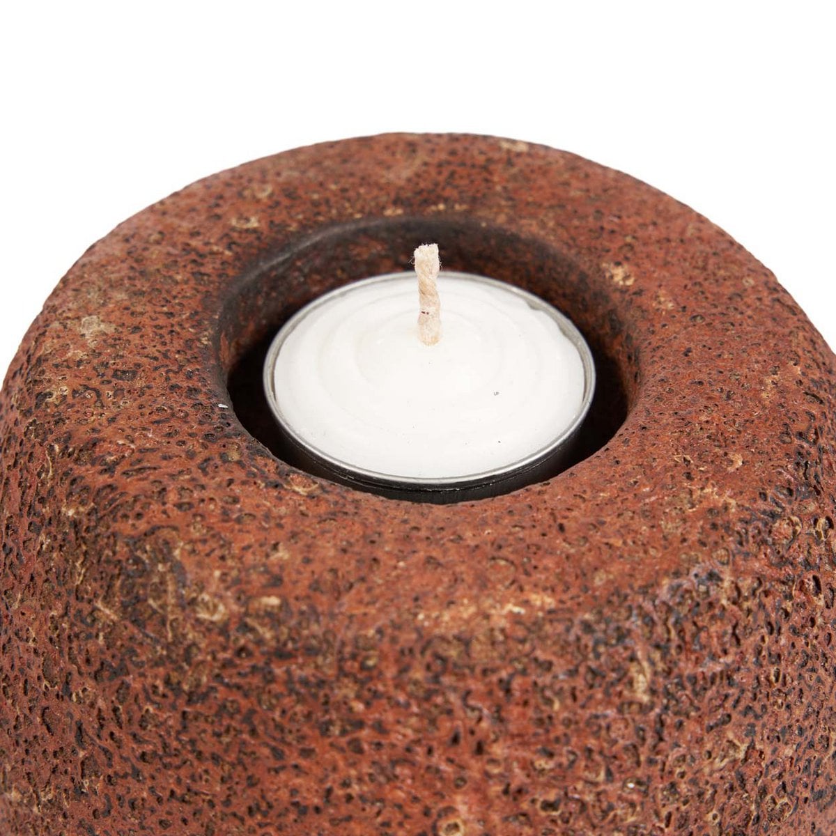 Der Cavestone Kerzenhalter – Terrakotta Bazar Bizar Living