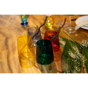Glas mehrfarbige Strohhalme - Los 4 AULICA
