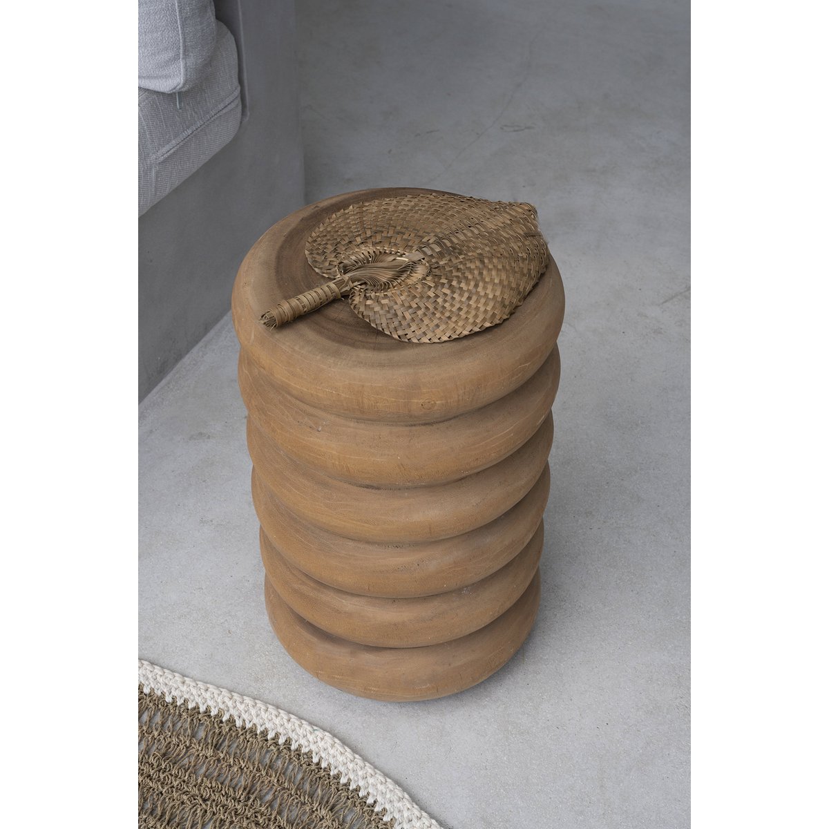 Der Umiko Hocker – Natur - Pimis Living