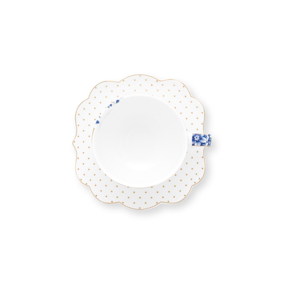 Set/2 Espresso Cups & Saucers Royal White - Pimis Living