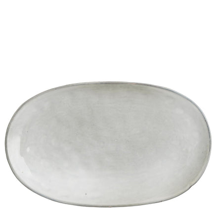 Tabo Oval Plate – L36 x W22 x H5 cm – Grey