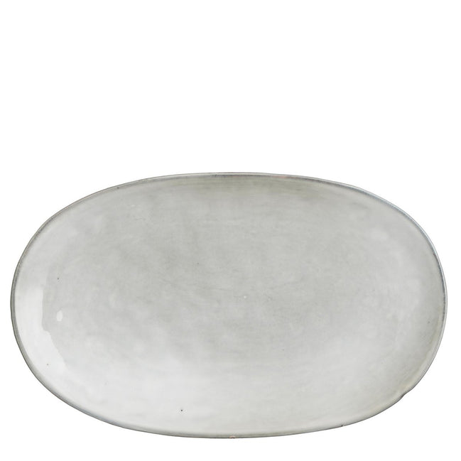 Tabo Oval Plate – L36 x W22 x H5 cm – Grey