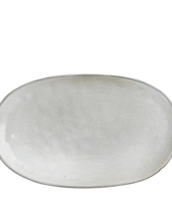 Tabo Oval Plate – L36 x W22 x H5 cm – Grey