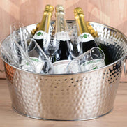 Hämmerter Champagner -Eimer 25x40x40 cm AULICA