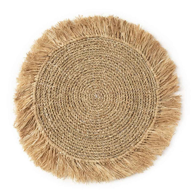 Das Seegras Raffia Tischset – Natur Bazar Bizar Living