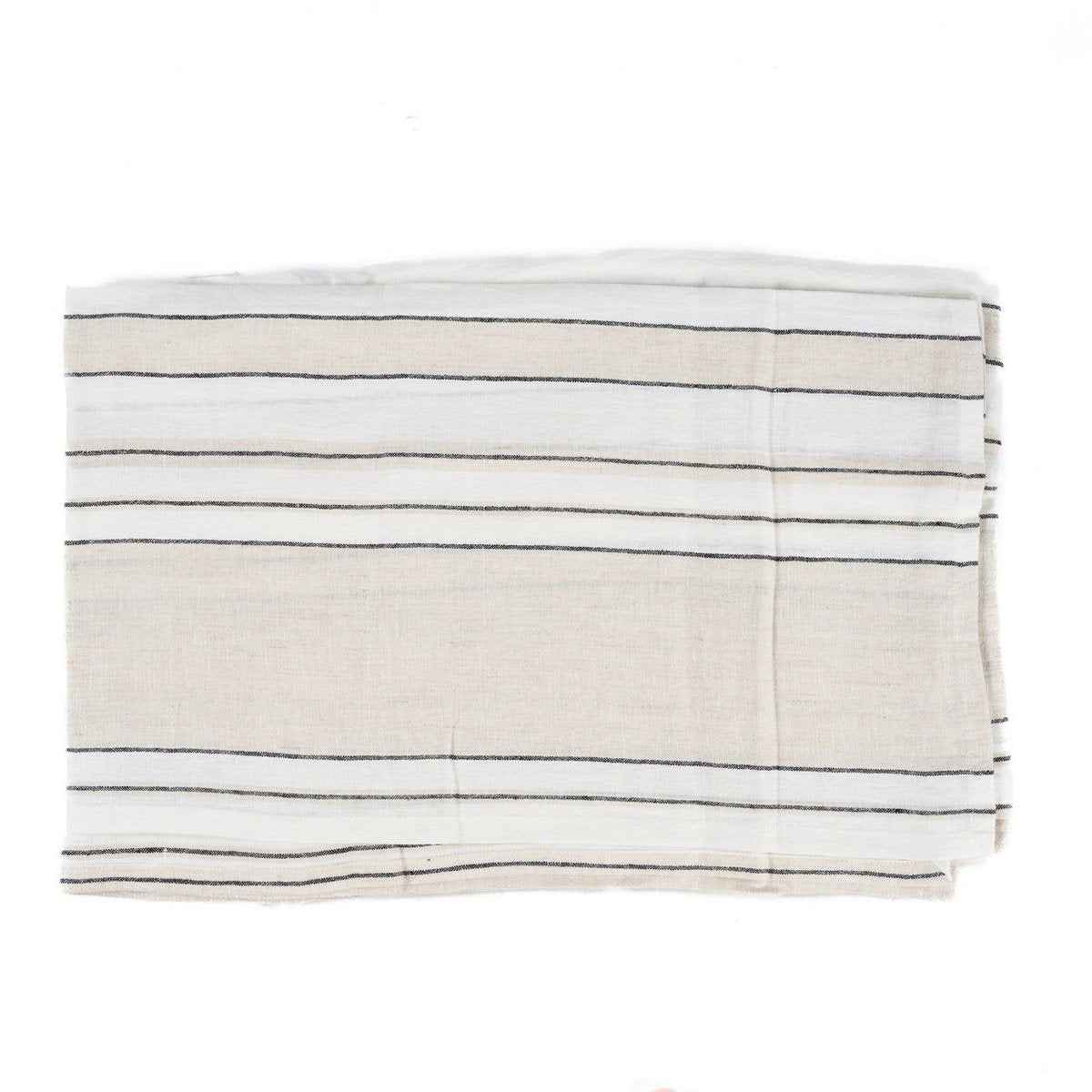 Die Provence-Tischdecke – Naturschwarzweiß – 150 x 250 Bazar Bizar Living