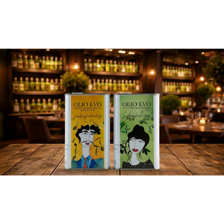 JUST PUGLIA FACTORY EVO Monocultivar & Blend Art Collection – Dose 500 ml (2er-Pack) Mediterrolio