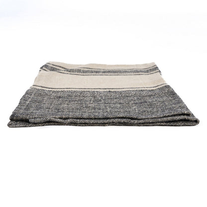 Das Linen Smudge Küchentuch – Naturschwarz – 50 x 70 - Pimis Living