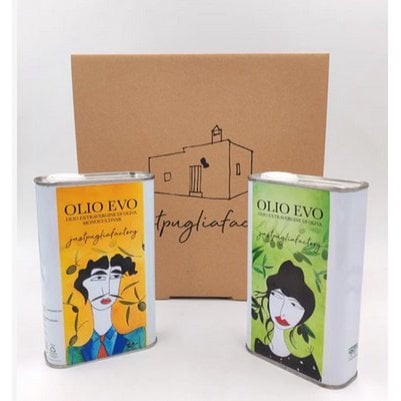 JUST PUGLIA FACTORY EVO Monocultivar & Blend Art Collection – Dose 500 ml (2er-Pack) - Pimis Living