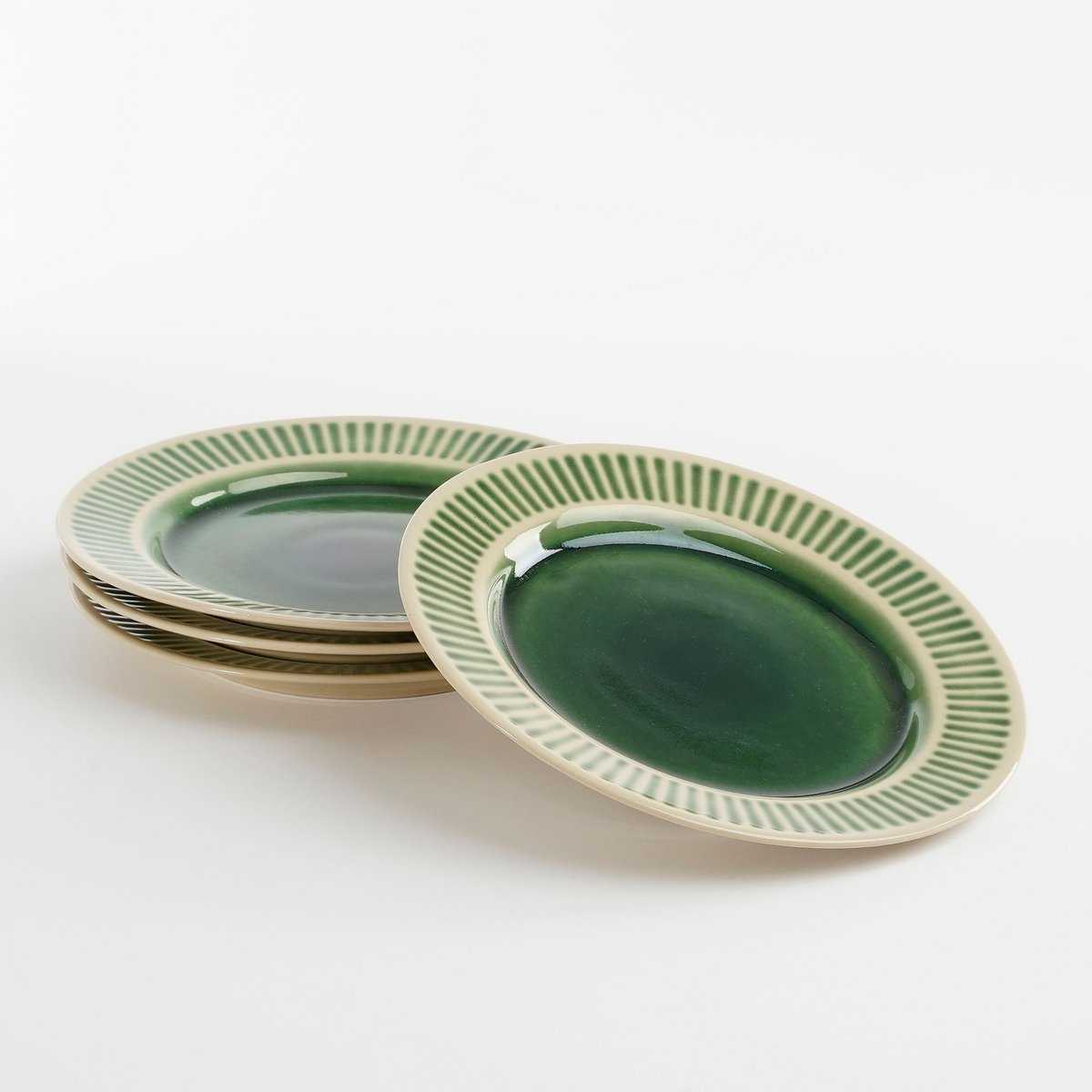 Elice breakfast plate - Ø22 cm - ceramic - green