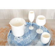 Acryl weiße Bässe Umarmungen - viele 6 AULICA